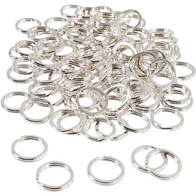 Vivi Gade Splitring, d 15 mm, verzilverd, 100 stuk/ 1 doos
