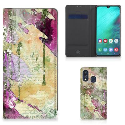 Bookcase Samsung Galaxy A40 Letter Painting Bookcase Samsung Galaxy A40 Letter Painting