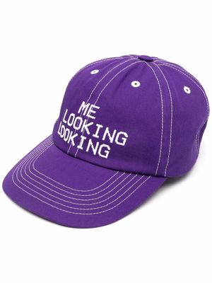 Études Studio casquette Booster MS en coton biologique - Violet