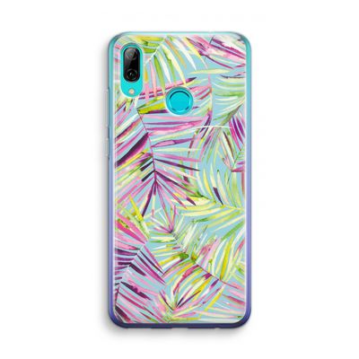 Tropical Palms Blue: Huawei P Smart (2019) Transparant Hoesje