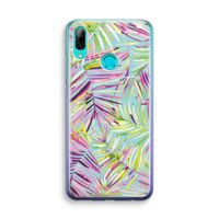 Tropical Palms Blue: Huawei P Smart (2019) Transparant Hoesje