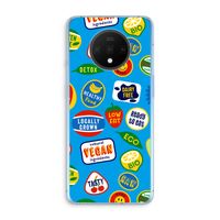 Fruitsticker: OnePlus 7T Transparant Hoesje Fruitsticker: OnePlus 7T Transparant Hoesje