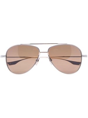 Dita Eyewear lunettes de soleil à monture pilote - Argent
