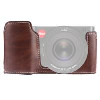 1/4 inch draad PU lederen camera half Case Base voor Leica TL (Typ 701) (koffie)