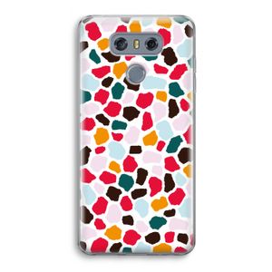 Colored Giraffe: LG G6 Transparant Hoesje