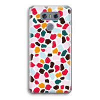 Colored Giraffe: LG G6 Transparant Hoesje