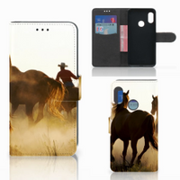 Xiaomi Mi A2 Lite Telefoonhoesje met Pasjes Design Cowboy