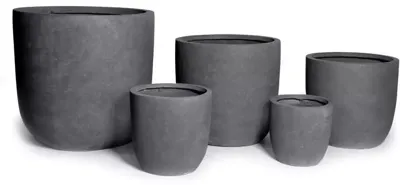 Mcollections Bloempot Egg - 46 x 43 cm - Clayfibre - Lood