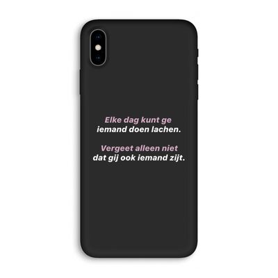 gij zijt ook iemand: iPhone XS Max Biologisch afbreekbaar hoesje