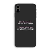 gij zijt ook iemand: iPhone XS Max Biologisch afbreekbaar hoesje