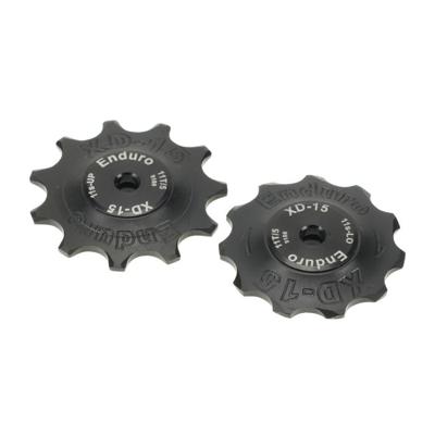 ENDURO BEARINGS Jockey wheel set xd-15 - shimano dura ace - 11 speed - black