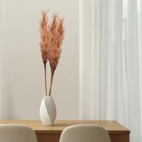 Kunst Pampaspluim 80 cm zalm