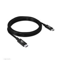 CLUB3D USB4 Gen2x2 Type-C Bi-Directional Cable 4K60Hz, Data 20Gbps, PD 240W(48V/5A) EPR M/M 2m USB IF GECERTIFCIEERD - thumbnail