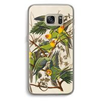 Carolinaparkiet: Samsung Galaxy S7 Transparant Hoesje