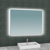 Wiesbaden Soul LED Badkamerspiegel - Dimbaar met Spiegelverwarming - 100x80 cm