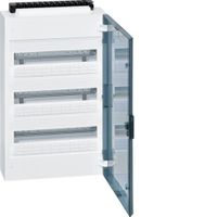 Hager Vega verdeler 3 rijen 54 modulen transparante deur