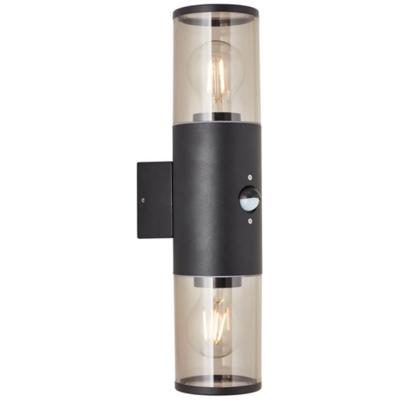 Brilliant Dubbele buitenlampSergioro met sensor - 96474/63