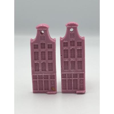 Vos Decorations Huisje geur almond set a 2