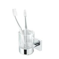 Glashouder Geesa Nelio | Met glas | Chroom