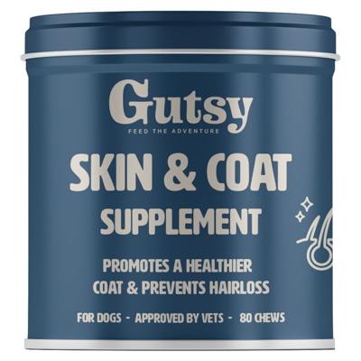 Gutsy Skin & Coat Supplement Chews 80