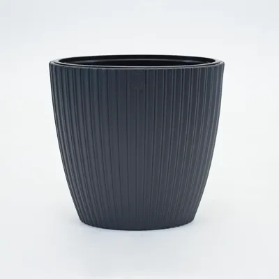 Vita bloempot Mika ovaal 60 antraciet