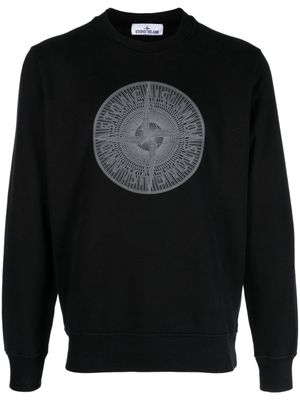 Stone Island sweat Industrial One en coton - Noir
