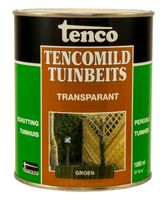 Transparant groen 1l mild verf/beits - tenco