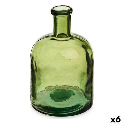 Decoratieve fles Gift Decor 2385-G 2385-G Groen Breedte 2,25 L 15 x 23,5 x 15 cm Decoratie (6 Stuks)