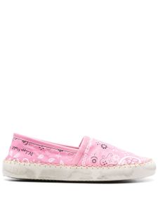 Philippe Model Paris espadrilles à motif cachemire en cuir - Rose