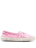 Philippe Model Paris espadrilles à motif cachemire en cuir - Rose