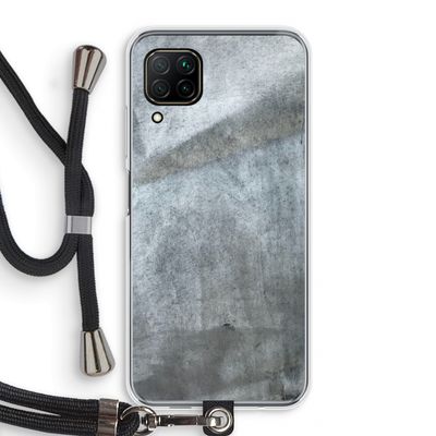 Grey Stone: Huawei P40 Lite Transparant Hoesje met koord