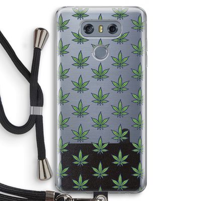 Weed: LG G6 Transparant Hoesje met koord