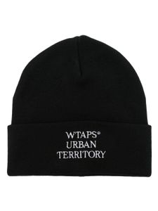 WTAPS bonnet Coolmax Wut à logo brodé - Noir