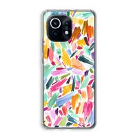 Watercolor Brushstrokes: Xiaomi Mi 11 Transparant Hoesje Watercolor Brushstrokes: Xiaomi Mi 11 Transparant Hoesje