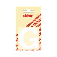 Deco letter g helvetica wit 60 mm Pickup - Pickup
