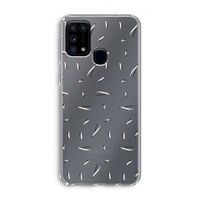 Hipster stripes: Samsung Galaxy M31 Transparant Hoesje