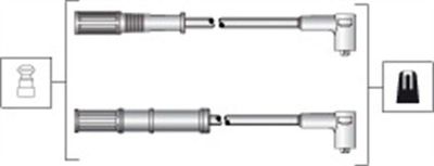 Bougiekabelset MSK1301