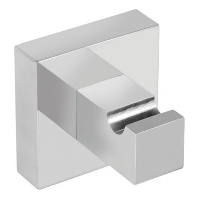 Handdoek haak Cuadro | Wandmontage | 5 cm | Enkel haaks | Chroom
