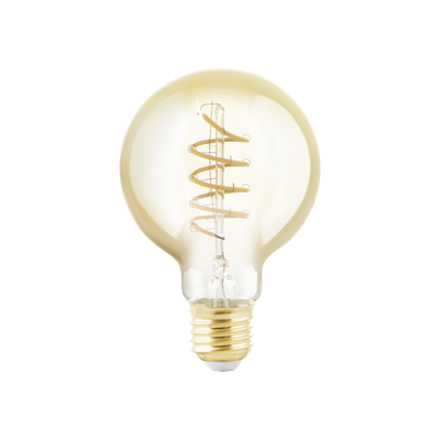 Lichtbron Amber spiraal E27 G80 245LM dimbaar