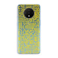 Majorelle Blue Print: OnePlus 7T Transparant Hoesje Majorelle Blue Print: OnePlus 7T Transparant Hoesje