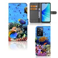 PPO A57 | A57s | A77 4G | Telefoonhoesje | Met pasjeshouder | Vissen