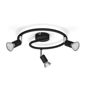 Philips Zwarte plafondspot Limbali 3x GU10 46525100