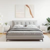 Nachtkastjes 2 st 40x35x50 cm bewerkt hout hoogglans wit