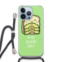 Avo Good Day: iPhone 13 Pro Transparant Hoesje met koord