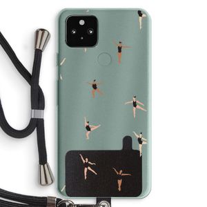 Dancing #1: Pixel 5a 5G Transparant Hoesje met koord