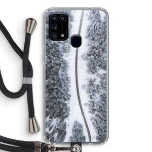 Snøfall: Samsung Galaxy M31 Transparant Hoesje met koord