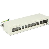 DeLOCK Keystone Desktop Patch Panel 12 Port patchpaneel