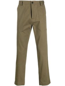 ETRO pantalon droit à empiècements contrastants - Vert