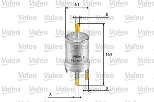 Valeo Brandstoffilter 587030