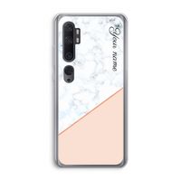 Marmer in stijl: Xiaomi Mi Note 10 Transparant Hoesje